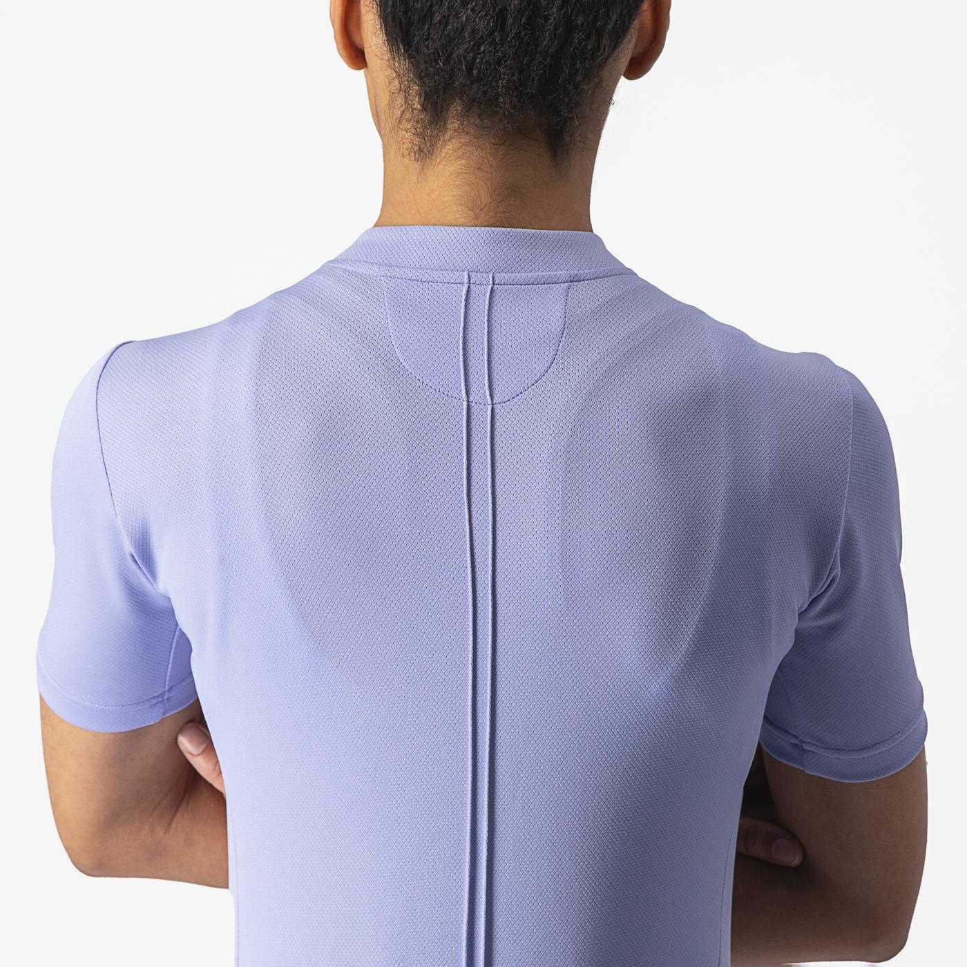 Maillot CASTELLI ANIMA 4 Femme Manches Courtes Violet