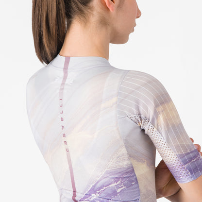 CASTELLI AERO PRO 8S Damesshirt Korte Mouwen Meerkleurig