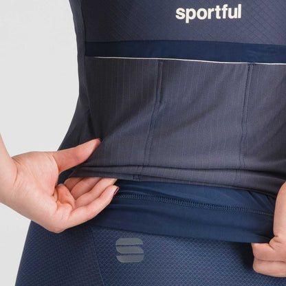 Trui SPORTFUL HYPEREPIC Korte Mouwen Dames Blauw