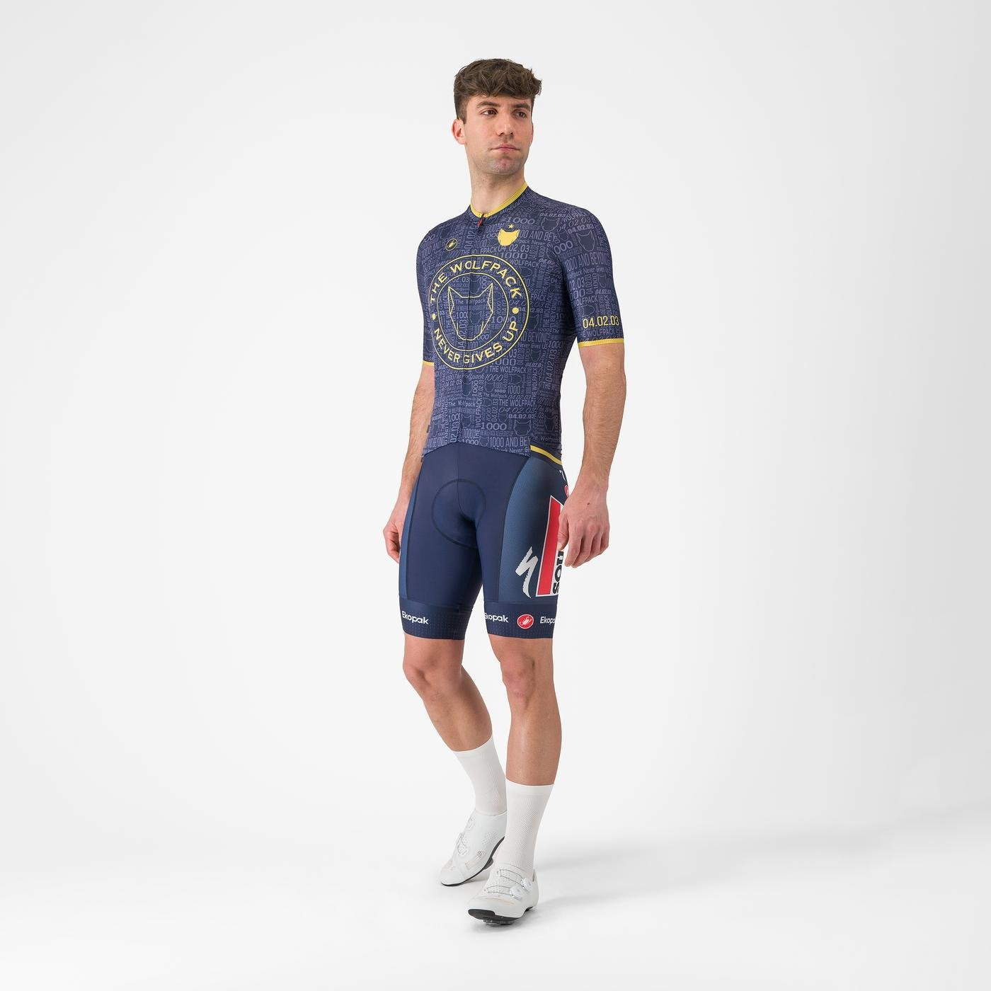 CASTELLI WOLFPACK 1000 VICTORY Korte Mouw Trui Navy