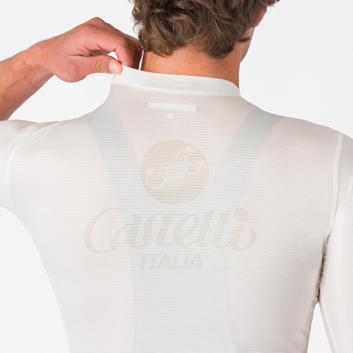 Maillot CASTELLI ESPRESSO 50ième ANNIVERSAIRE Manches Courtes Blanc