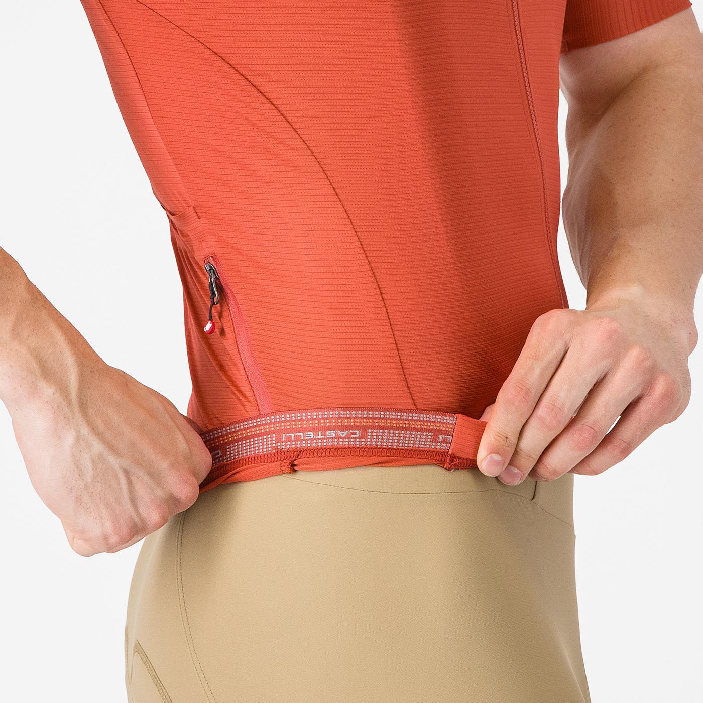 CASTELLI ESPRESSO 2 Korte Mouw Paprika Trui