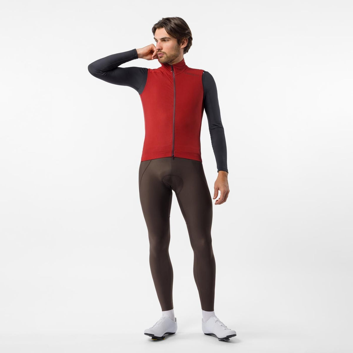 CASTELLI ESPRESSO 2 Mouwloze Jas Bordeaux