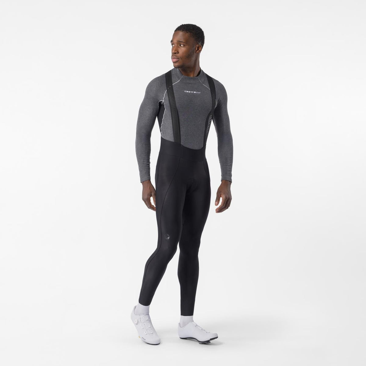 Lange Bretelsbroek CASTELLI ESPRESSO 2 Zwart