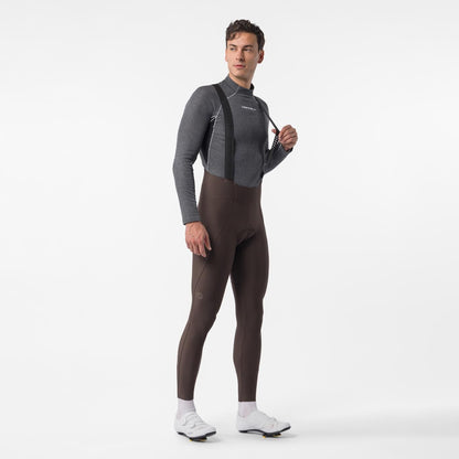 Lange Bretelles Broek CASTELLI ESPRESSO 2 Bruin