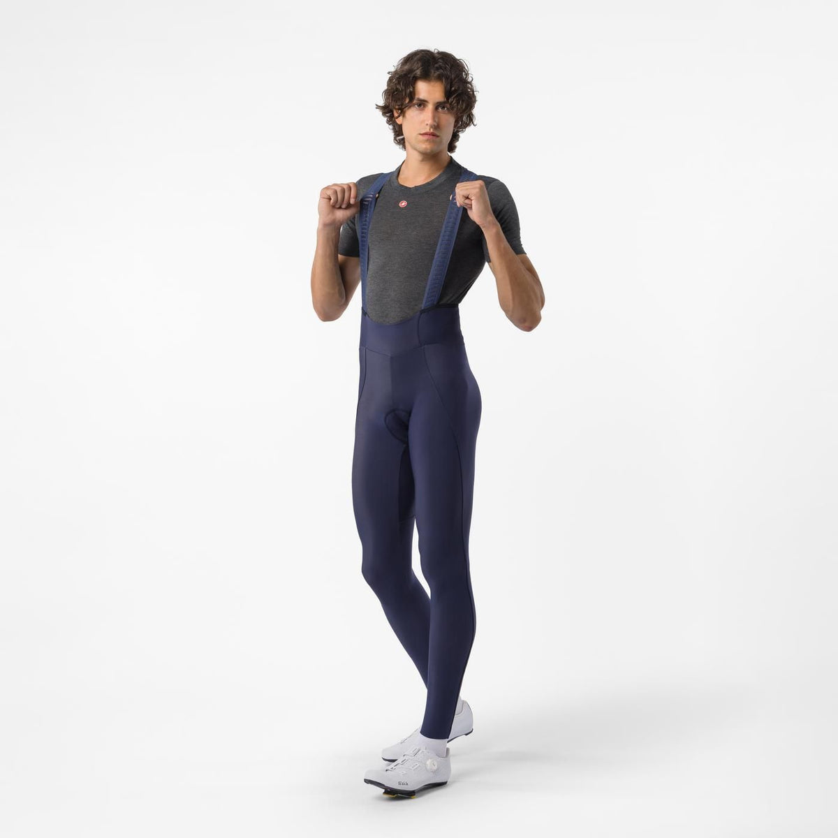 Lange Bretelsbroek CASTELLI ESPRESSO 2 Blauw