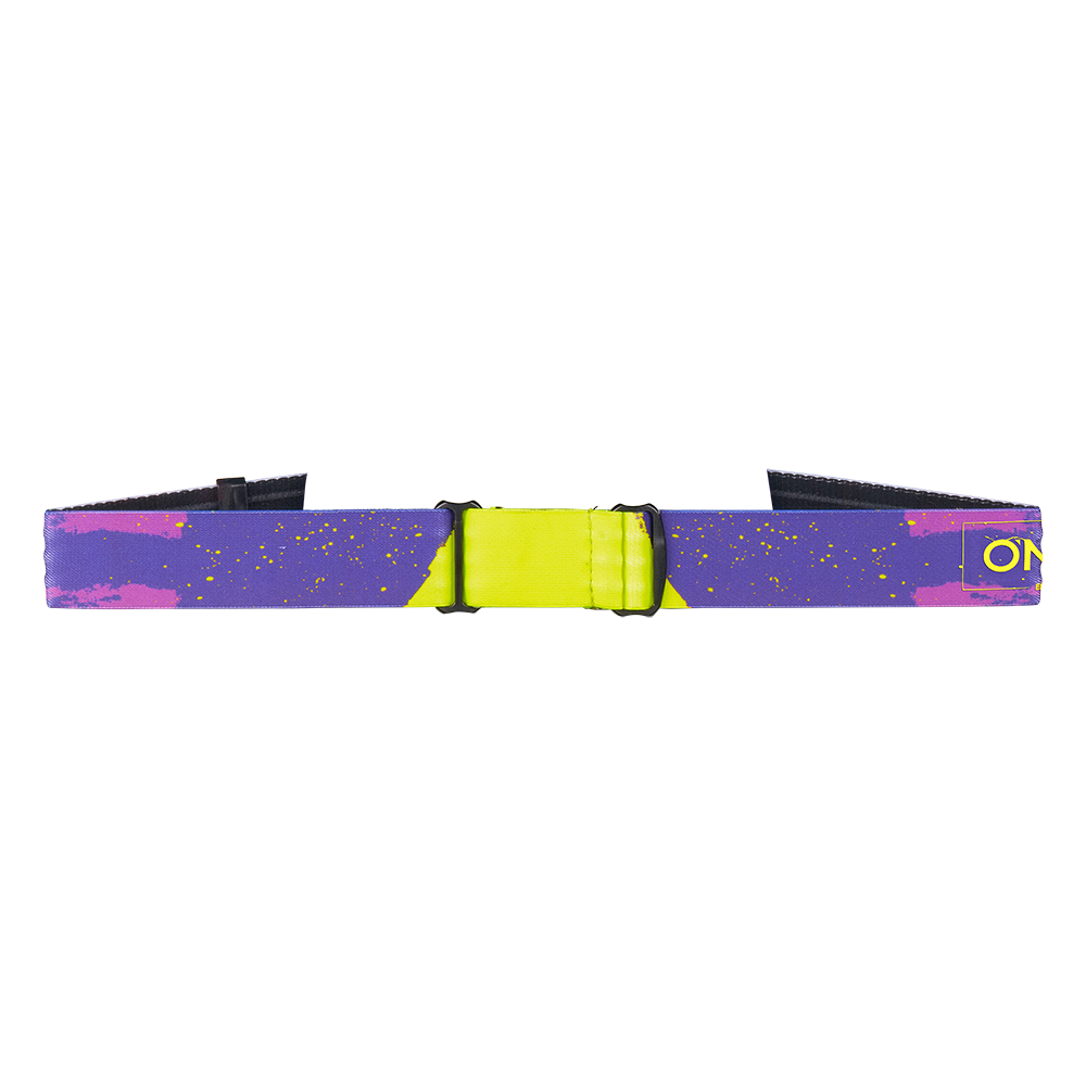 Masque O'NEAL B-22 PAINT Violet/Jaune Fluo