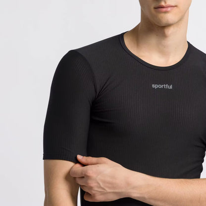 SPORTFUL WINTER ondershirt met korte mouwen zwart