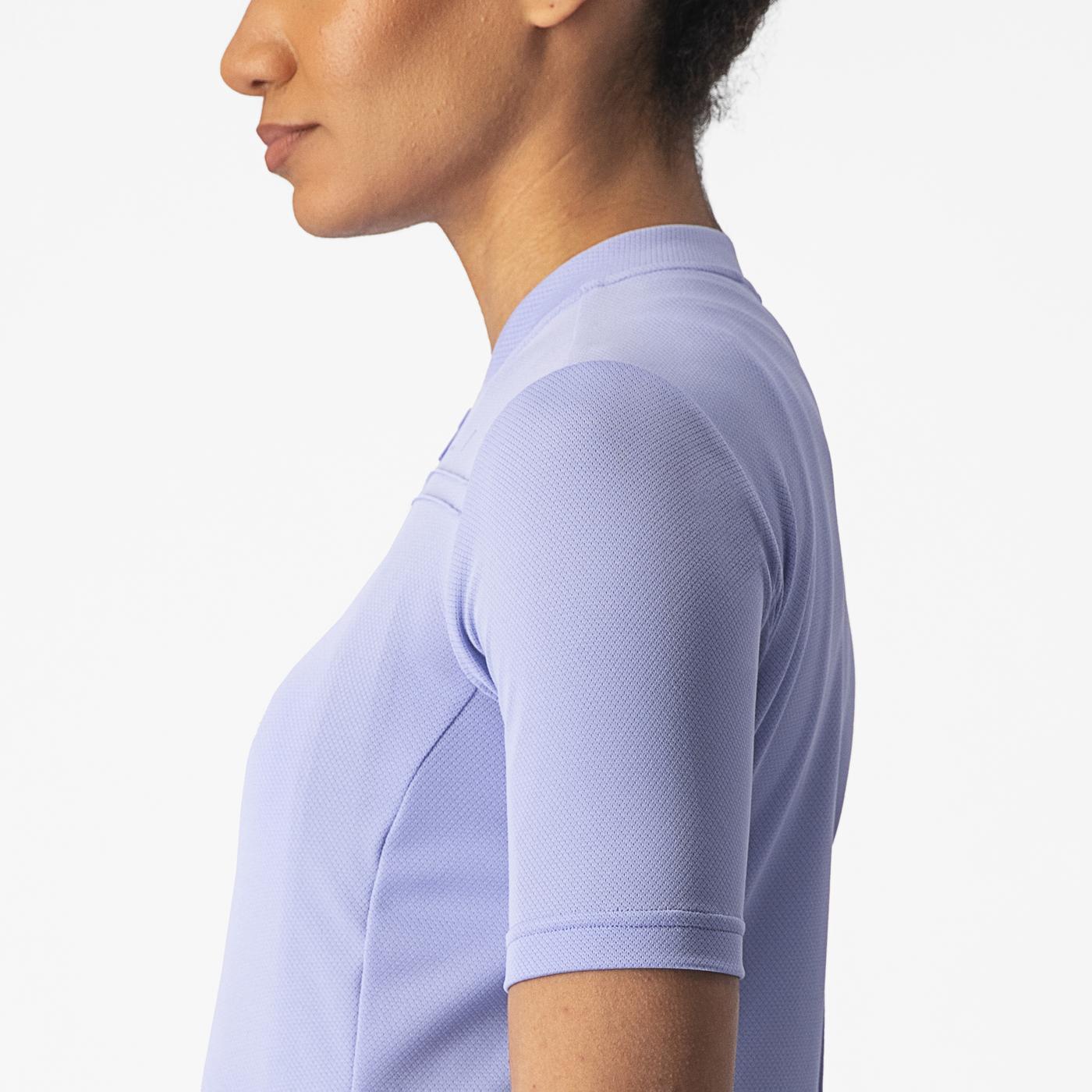 Maillot CASTELLI ANIMA 4 Femme Manches Courtes Violet
