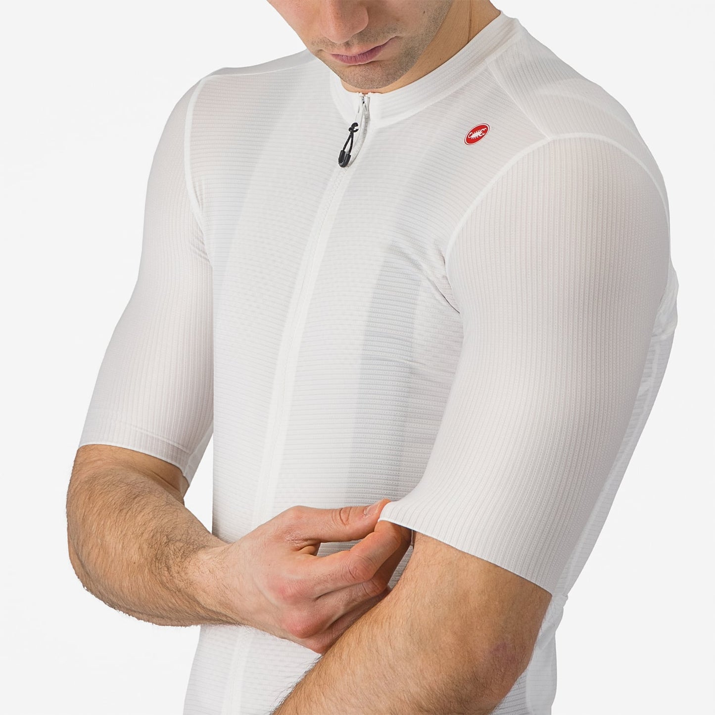 Maillot CASTELLI ESPRESSO Manches Courtes Blanc