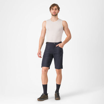Short CASTELLI UNLIMITED ADVENTURE BAGGY Zwart