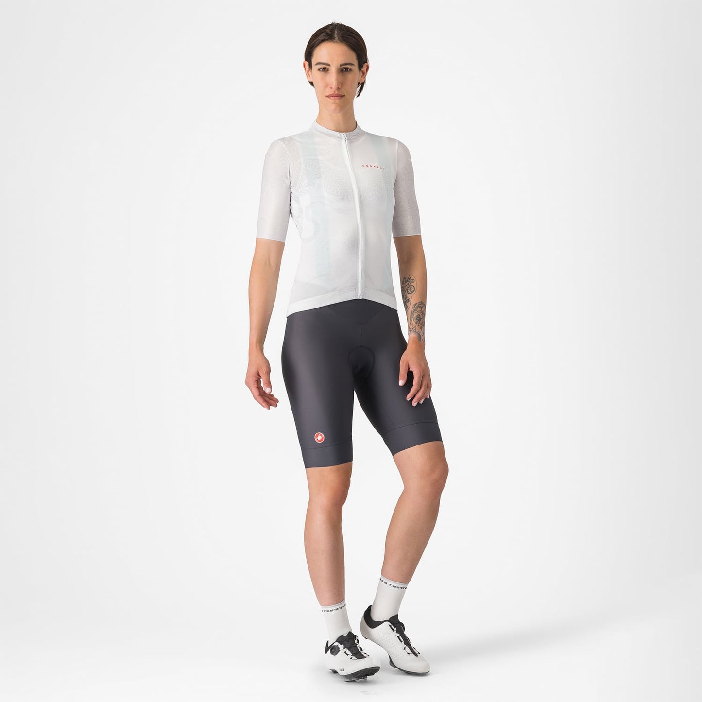 CASTELLI FANTASIA Damestrui Korte Mouw Wit