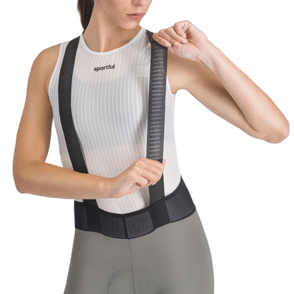 Korte Bretelsbroek SPORTFUL SRK Dames Grijs