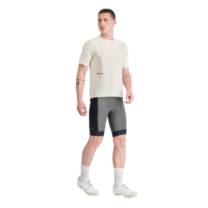 Korte Bretelsfietsbroek SPORTFUL SUPERGIARA 2 Grijs/Zwart