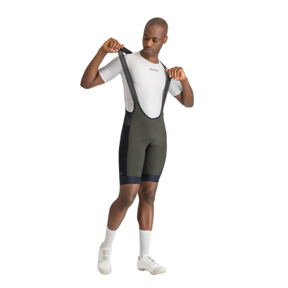 Korte Bretelsbroek SPORTFUL SUPERGIARA 2 Kaki/Zwart