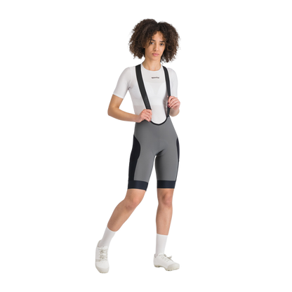 Korte Broek met Bretels SPORTFUL SUPERGIARA 2 Dames Grijs/Zwart