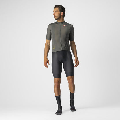 Shirt CASTELLI BREATHE ATTACK Korte Mouwen Grijs/Groen