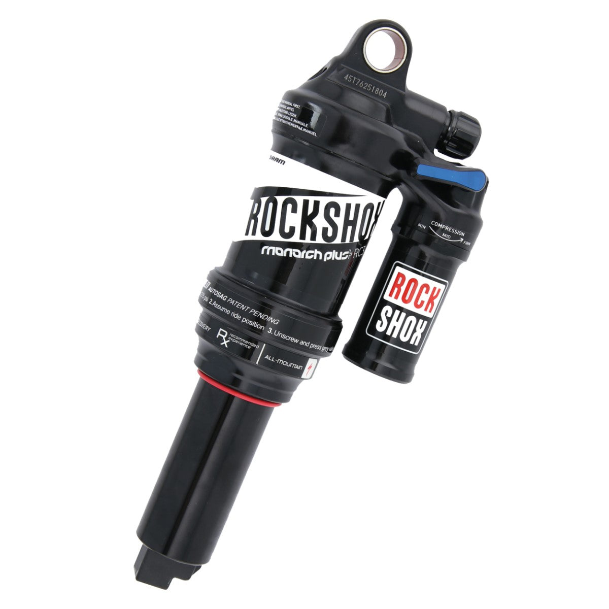 Amortisseur ROCKSHOX MONARCH Plus RC3 (pour Specialized  Stump 27.5/29. Ryhme 27.5 2016-2017)