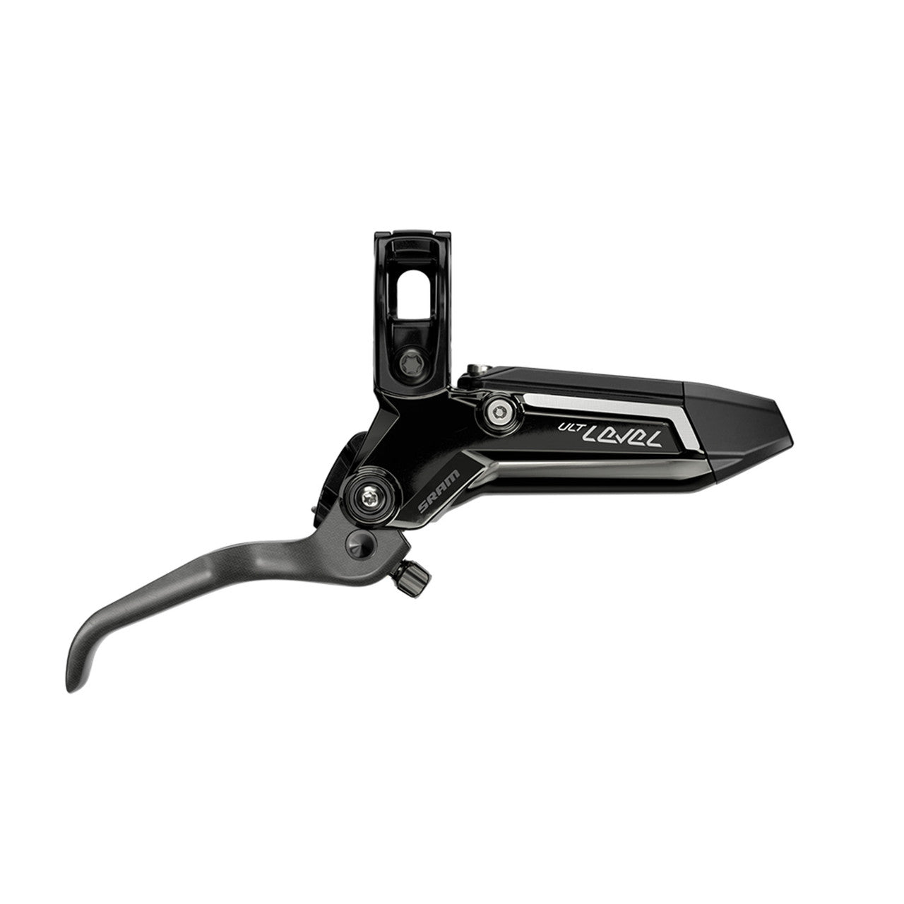 SRAM LEVEL ULTIMATE STEALTH 2-zuiger carbon voorrem Titanium hardware Zwart