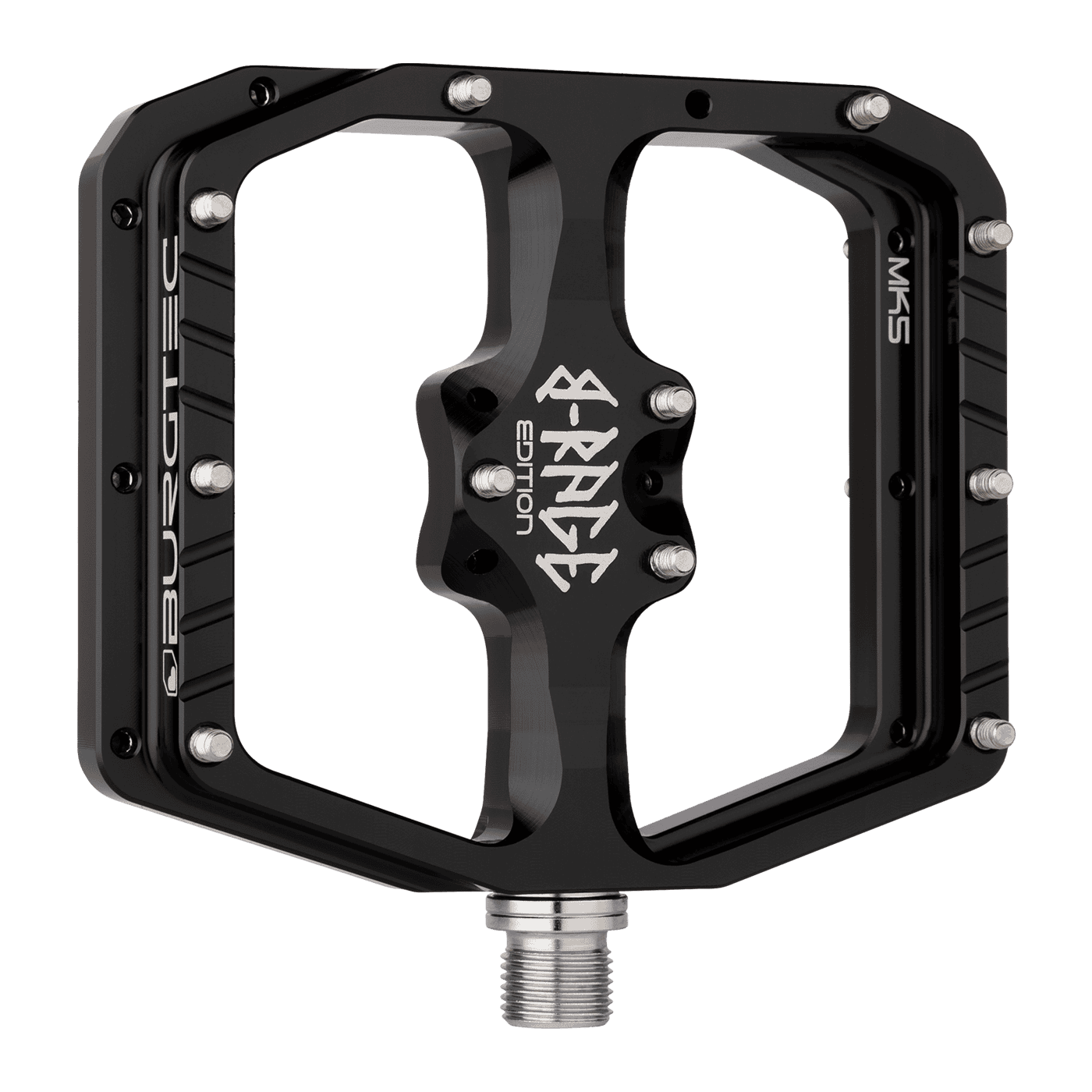 BURGTEC PENTHOUSE FLAT MK5 B-RAGE EDITION platte pedalen Zwart