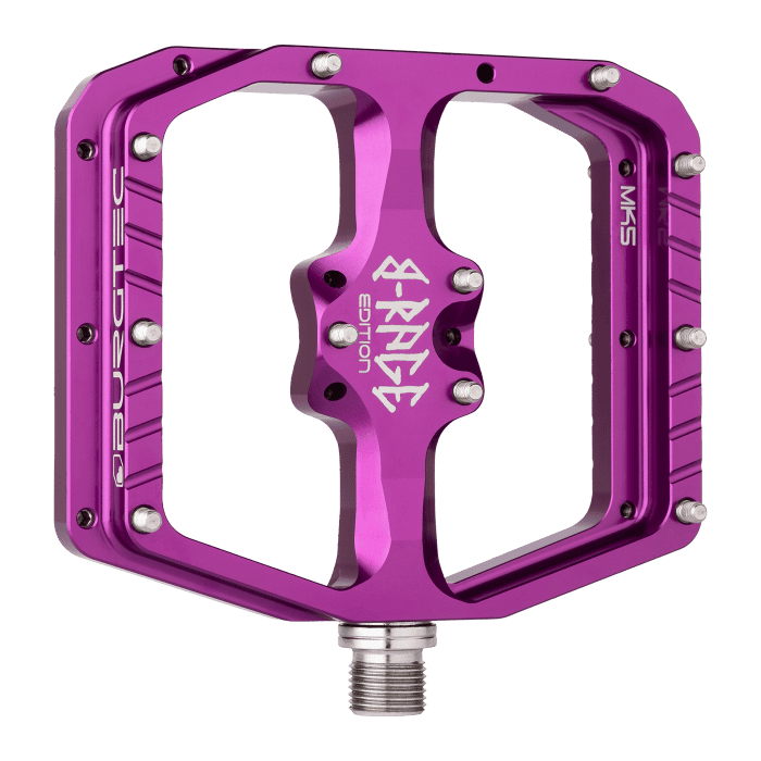 BURGTEC PENTHOUSE FLAT MK5 B-RAGE EDITION Violet platte pedalen