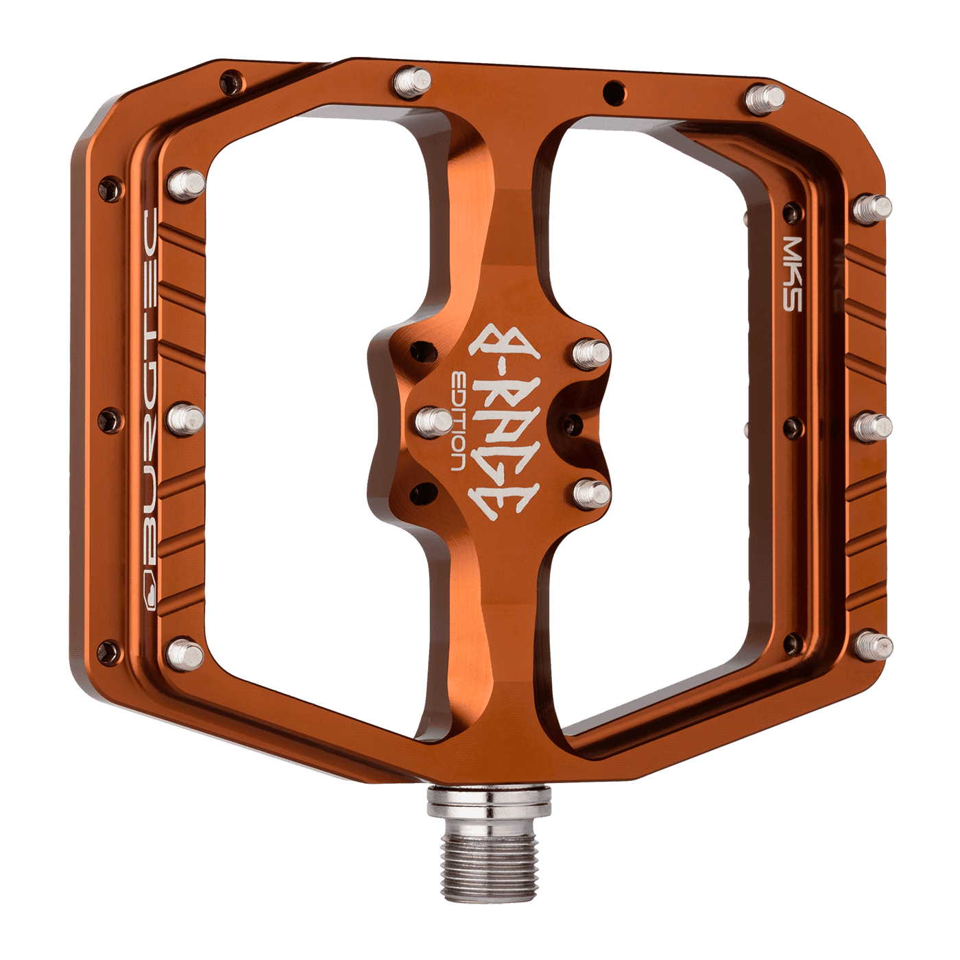 BURGTEC PENTHOUSE FLAT MK5 B-RAGE EDITION Kash Bronze platte pedalen