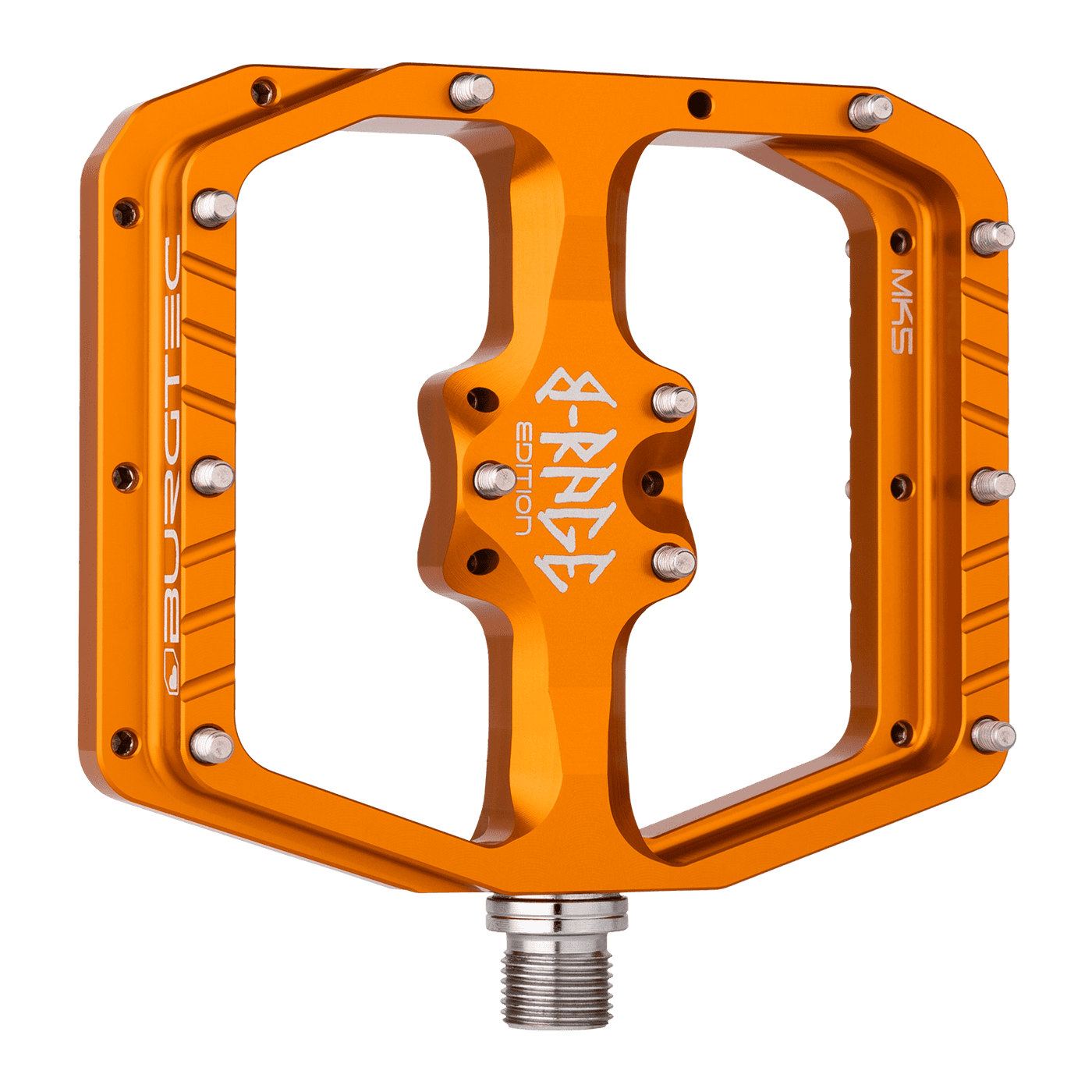 BURGTEC PENTHOUSE FLAT MK5 B-RAGE EDITION platte pedalen Oranje