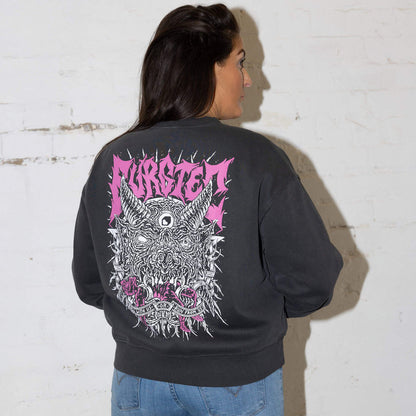 Sweater BURGTEC WOMEN'S ROLL WITH US FADED