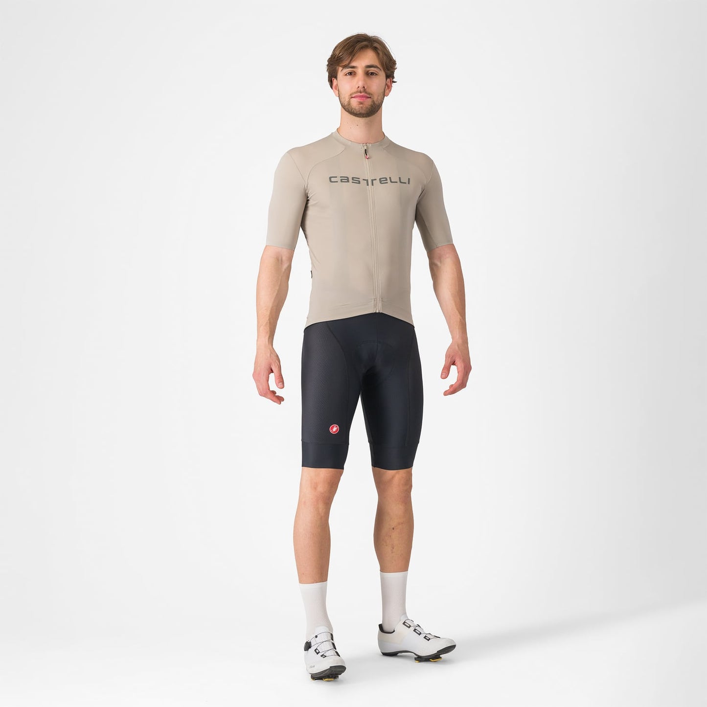 Maillot CASTELLI PROLOGO LITE Manches Courtes Beige