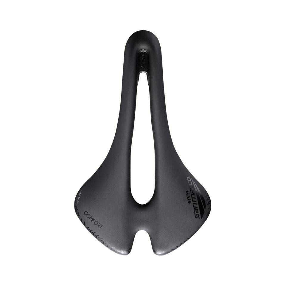 Selle SELLE SAN MARCO ASPIDE SHORT COMFORT OPEN-FIT DYNAMIC L3 Largeur 155mm Rails Manganèse