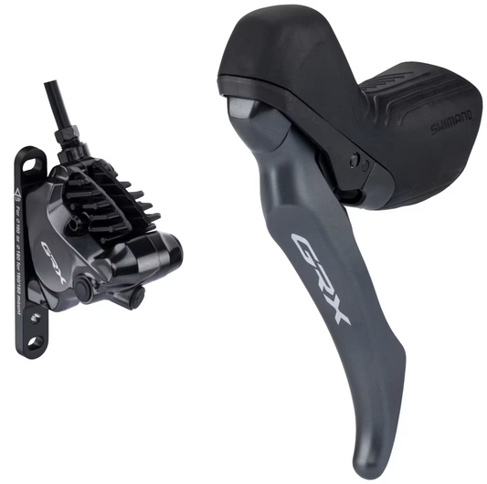 Levier Gauche Mono et Étrier Avant SHIMANO GRX BL-RX820 + BR-RX820 Flat Mount