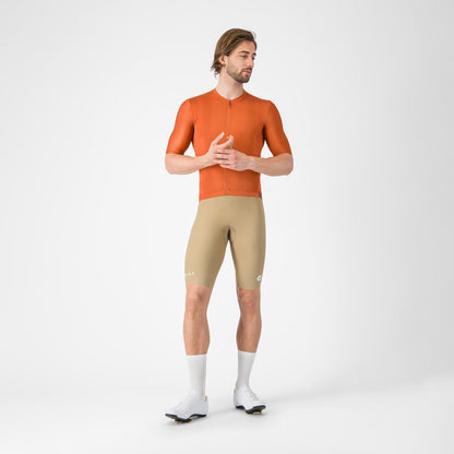 CASTELLI ESPRESSO 2 Korte Broek met Bretels Beige Elmwood