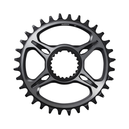 Enkel kettingblad SHIMANO XTR M9100/M9120/M9125 SM-CRM95 12 versnellingen Direct Mount — kettingblad op witte achtergrond