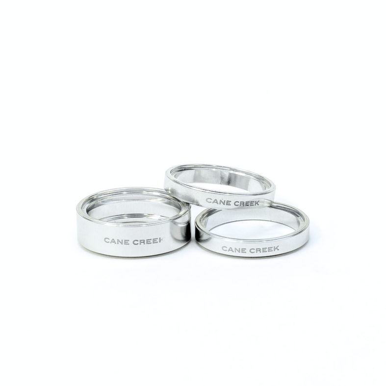 Kit d'Entretoises de Direction CANE CREEK Interlok Argent