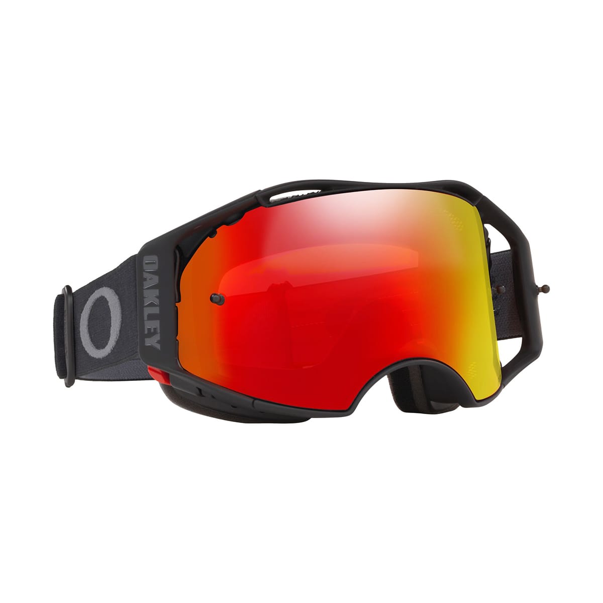 OAKLEY Airbrake MTB Zwart Gunmetal Prizm Mx Torch Iridium Veiligheidsbril OO7107-01