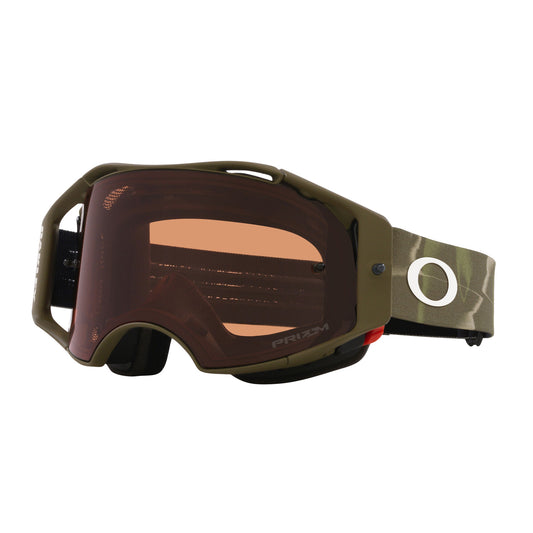 Masque OAKLEY AIRBRAKE MTB Dark Brush Camo Ecran Ecran Prizm MX Bronze
