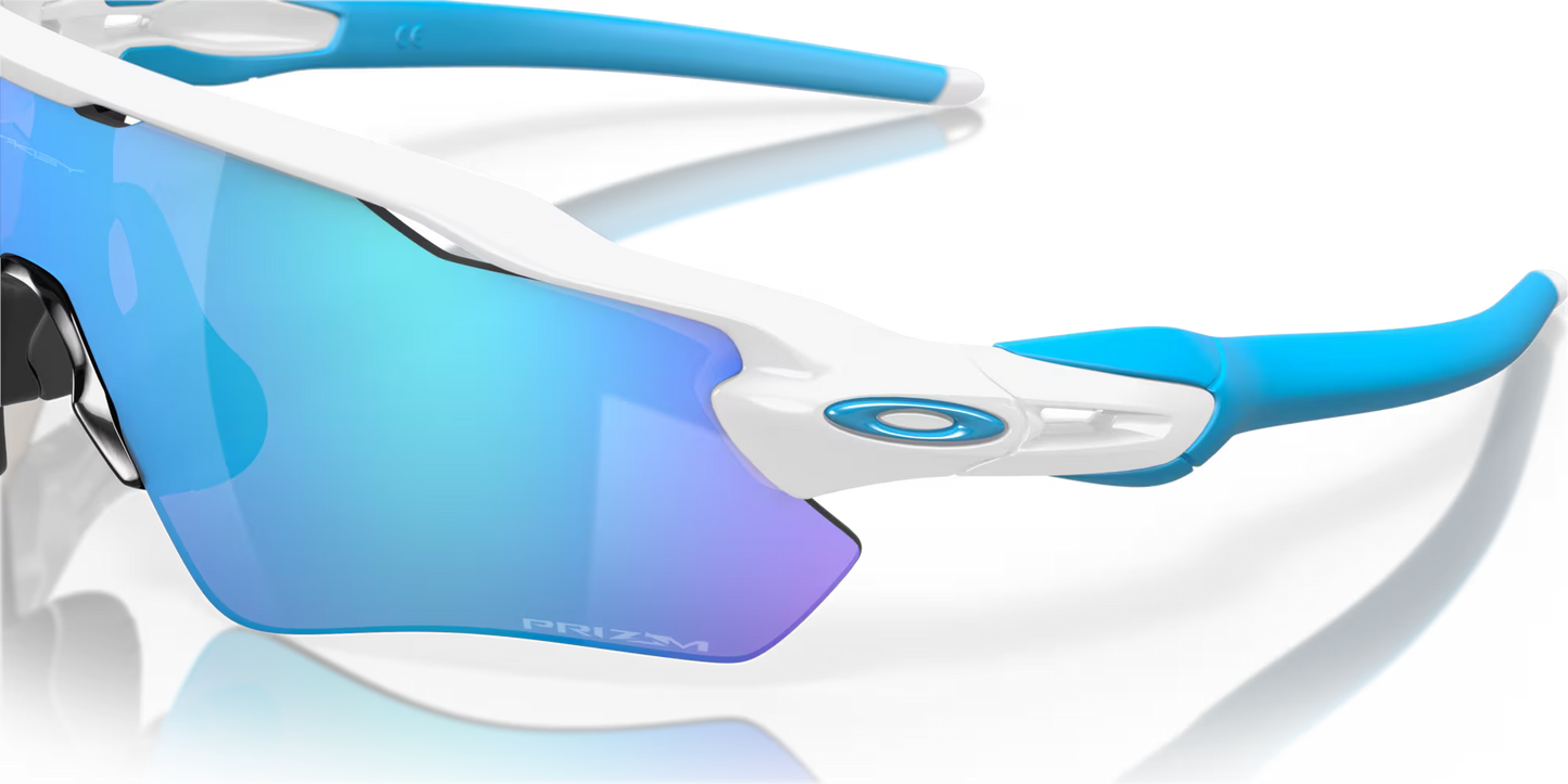 Lunettes OAKLEY RADAR EV PATH Polish Blanc Verre Prizm Sapphire - OO9208-5738