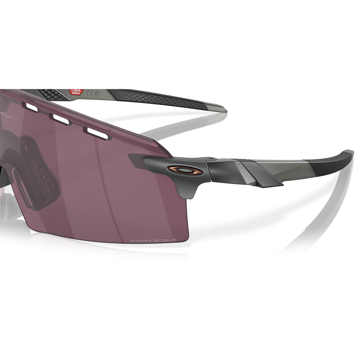 OAKLEY ENCODER STRIKE V Mat Grijs Rook Prizm Road Zwart - OO9235-1039