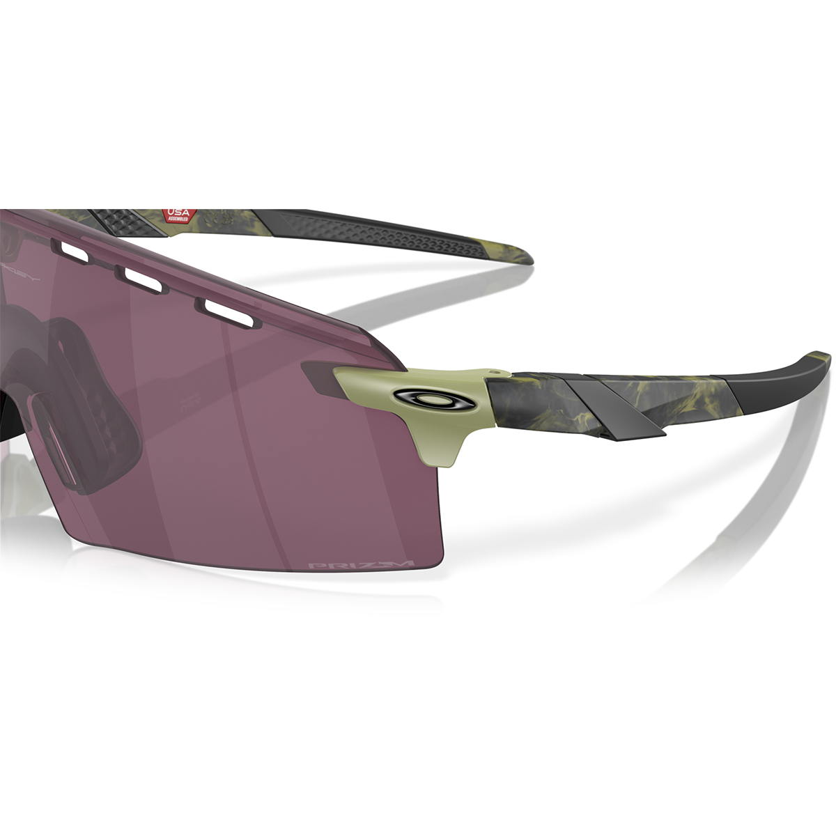 Lunettes OAKLEY ENCODER STRIKE V Kaki Prizm Road Noir - OO9235-1439