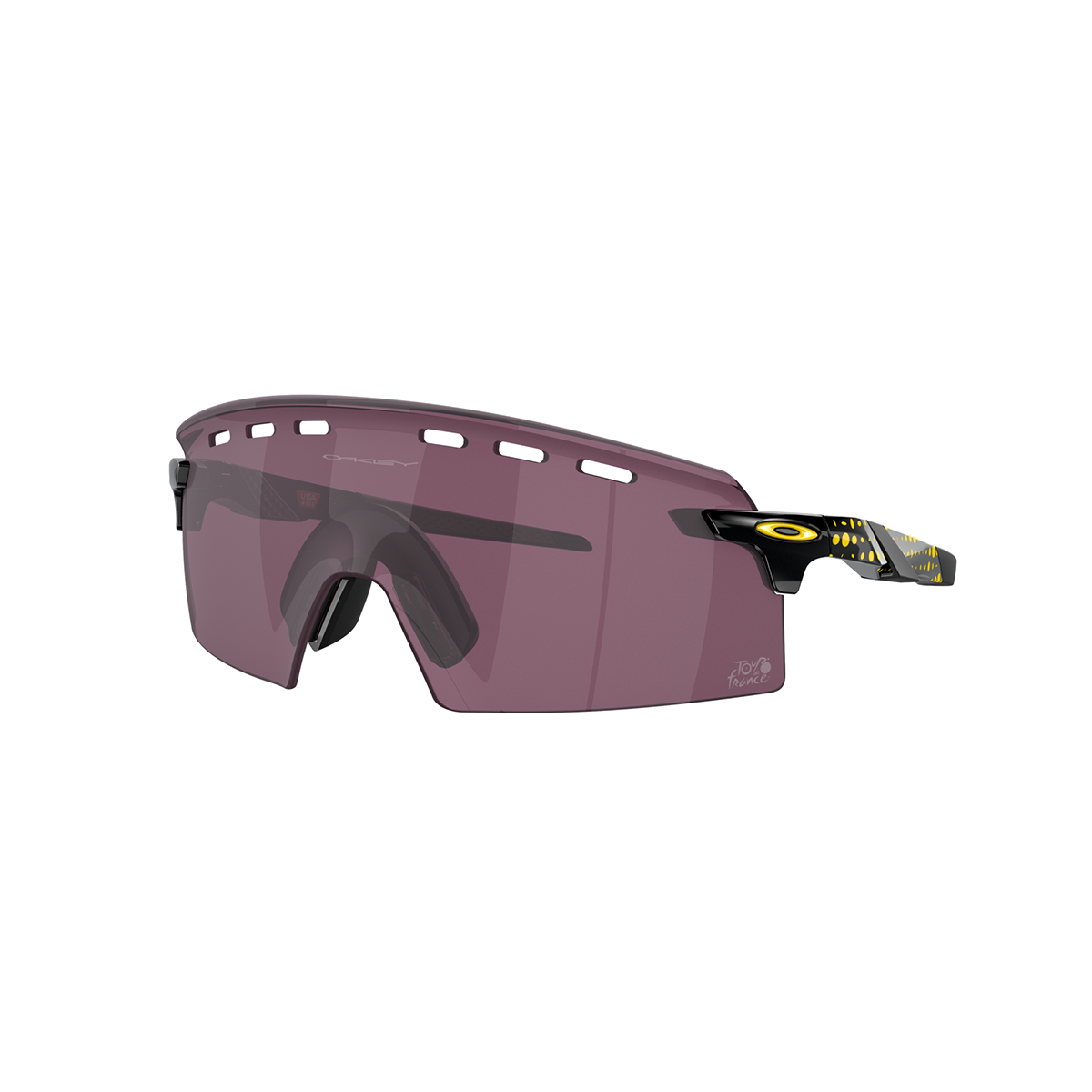 OAKLEY ENCODER STRIKEV Tour de France Zonnebril Zwart Geel Prizm Road Zwart - OO9235-1739