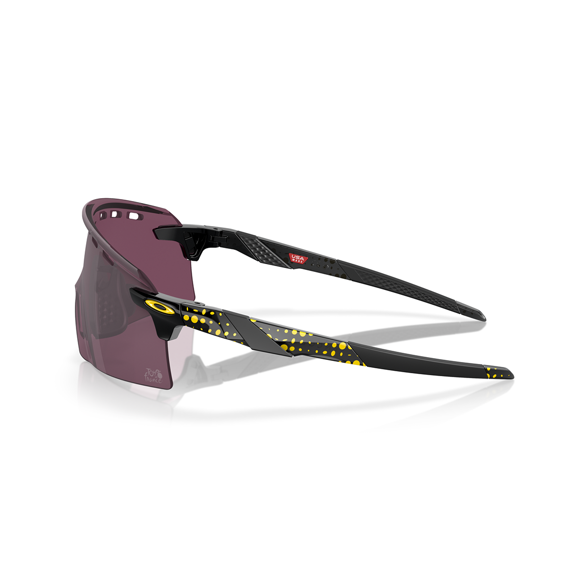 OAKLEY ENCODER STRIKEV Tour de France Zonnebril Zwart Geel Prizm Road Zwart - OO9235-1739