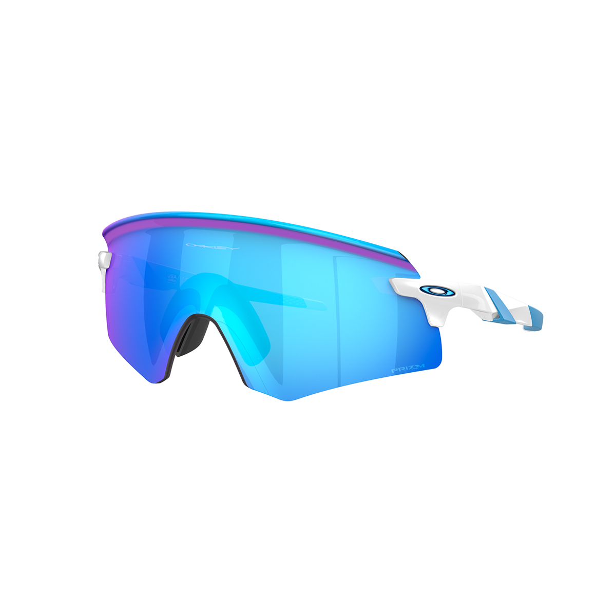 OAKLEY ENCODER gepolijst wit Prizm Saffier - OO9471-0536