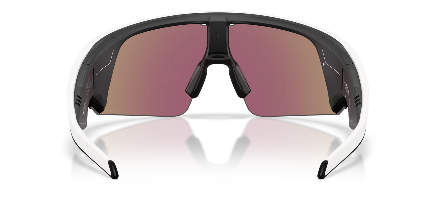 Lunettes OAKLEY VANGUARD META Noir/Blanc Verre Prizm Sapphire