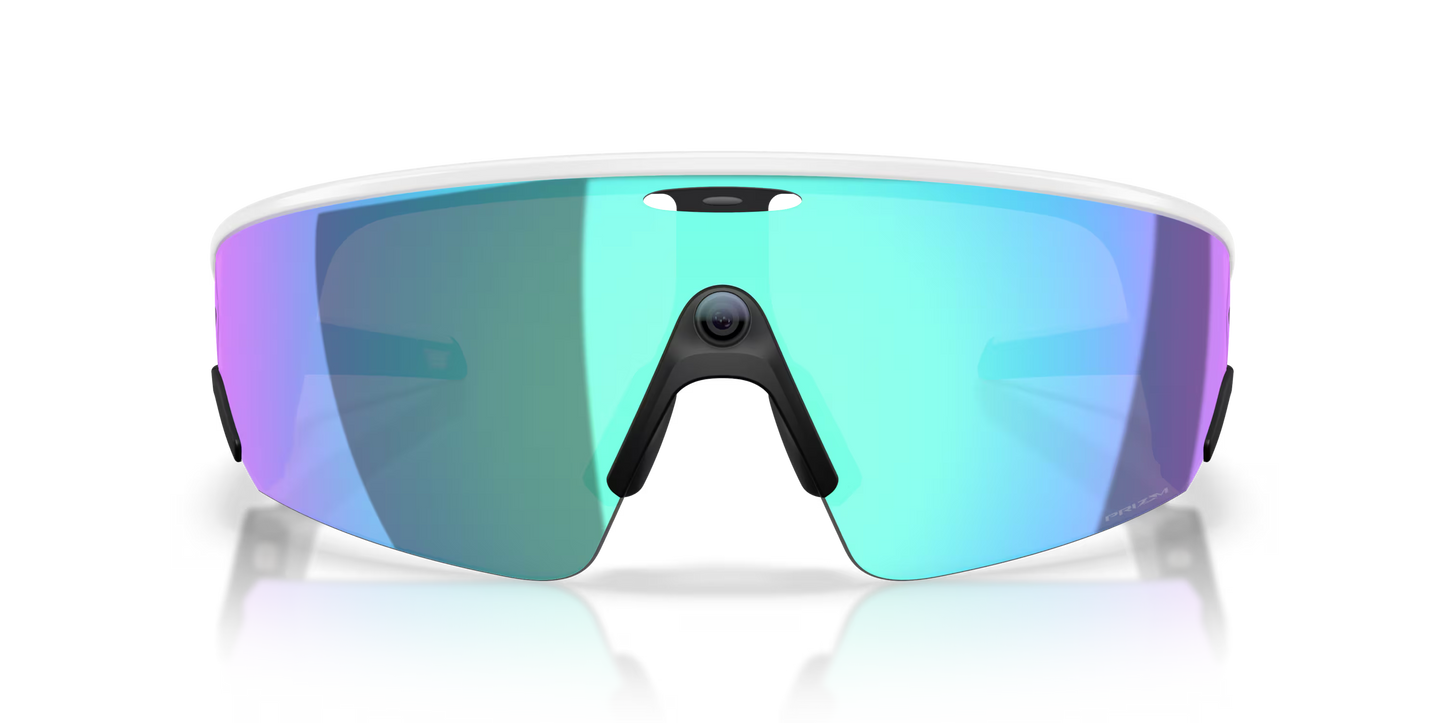 Lunettes OAKLEY VANGUARD META Noir/Blanc Verre Prizm Sapphire