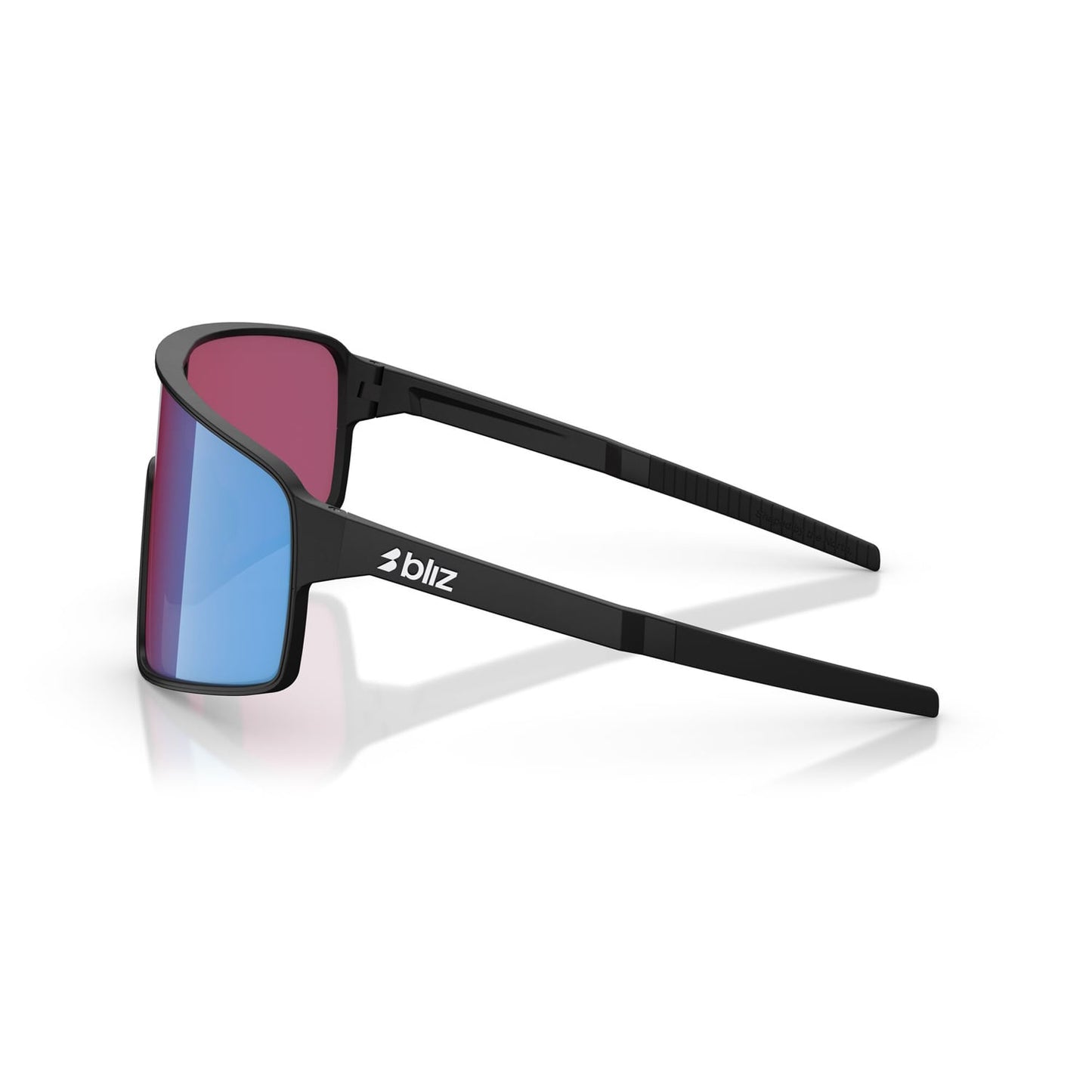 BLIZ P001 Zwart Mat Roze Violet Blauw Spiegelbril