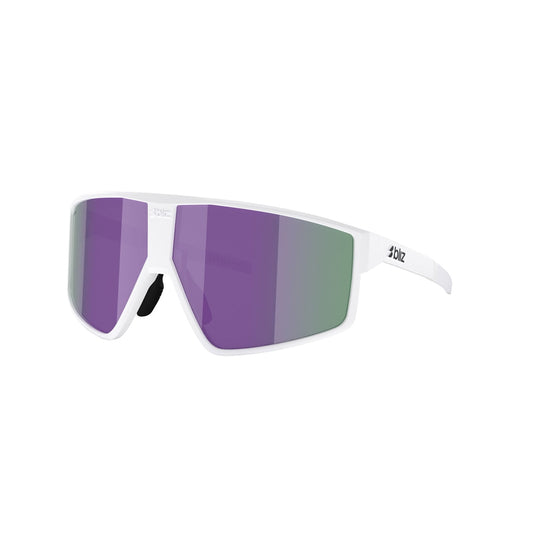 BLIZ P002 S Wit Mat montuur Bruin Violet Multicolour Bril