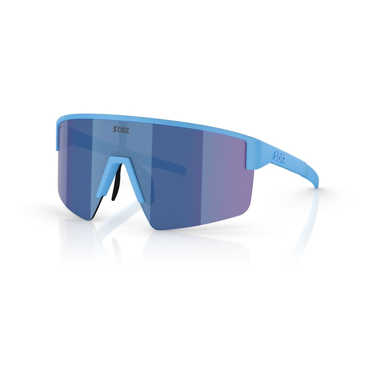 Lunettes BLIZ P004 Bleu Matt Verre Blue Mirror