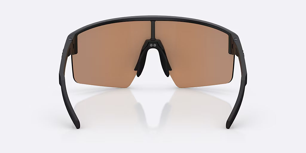 Lunettes BLIZ P004 Noir Matt Verre Coral/Orange Bleu Iridium