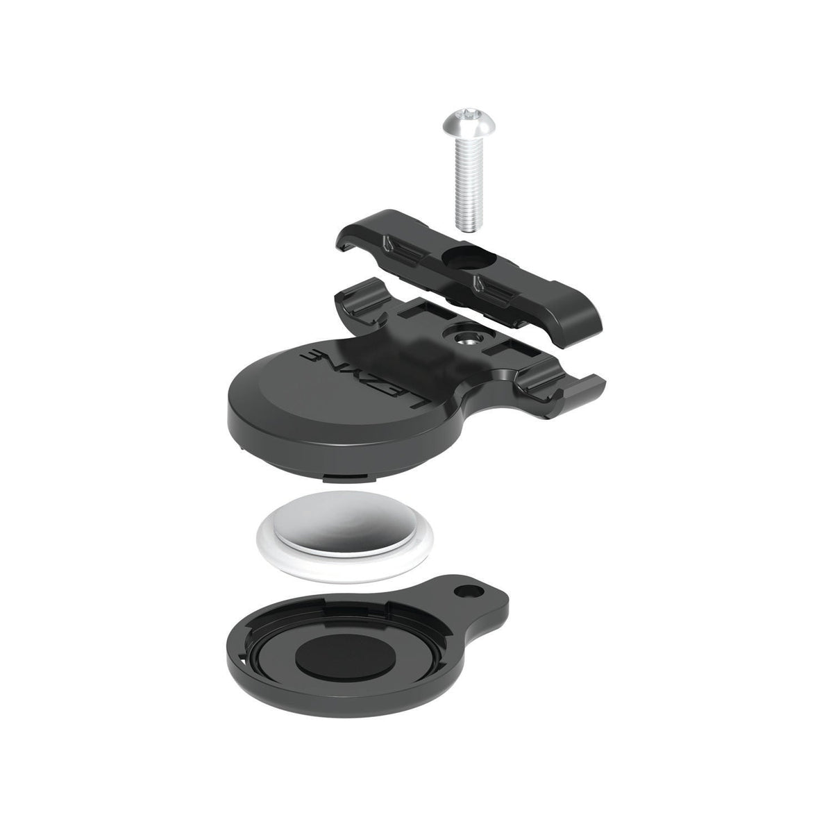 Support Antivol LEZYNE MATRIX SADDLE TAGGER Noir (pour AirTag)