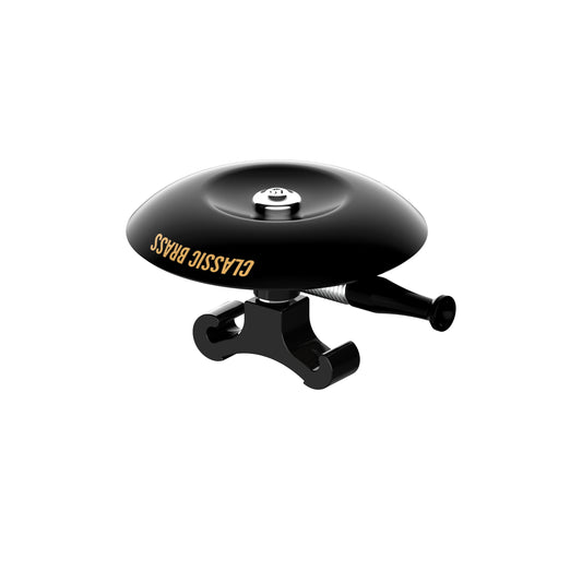 Fietsbel LEZYNE CLASSIC BRASS SHALLOW zwart